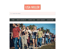 Tablet Screenshot of lisaxmiller.com
